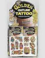 KT-027 TEMPORARY GOLDEN OUTLINE TATTOOS