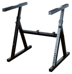 Stellar Labs 555-13830 Heavy Duty Keyboard Stand- Adjustable Width and Height