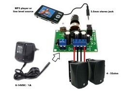 VELLEMAN MK190 2X5W AMPLIFIER FOR MP3 PLAYER soldering kit