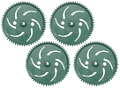 Vex Robotics 60 GEAR-60TOOTH-4PK - Tooth Gear 4-pk