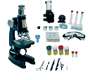 Discovery Planet EDU-41008 5 in 1: 100x - 1200x Zoom Deluxe Die-cast Microscope Set in Hand Carrying Case