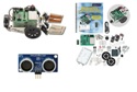 PLX-28832 Combo Parallax Boe-Bot Robot Kit - USB Version (non-solder) - Parallax 28202 Gripper Kit for the Boe-Bot Robot - PLX-28015 PARALLAX 28015 PING))) Ultrasonic Sensor
