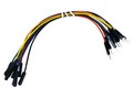 VELLEMAN WJW005-Breadboard Jumper Wire-one pin MALE TO FEMALE-15cm (5.9")-10 pcs