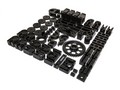 VELLEMAN MP8200SET/SP SET BLACK PLASTIC PARTS FOR K8200 - 3D PRINTER (SPARE PART)