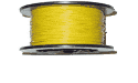 HOOK UP WIRE -22 GAUGE SOLID - YELLOW 100 FEET