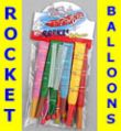 RBAL-6 ROCKET BALLOONS