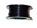 HOOK UP WIRE - 22 GAUGE SOLID - BLACK -25 FEET