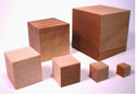 CC373CL-10 WOOD CRAFT BLOCKS 3/4 INCH (PACKED 10)