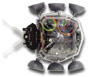 RB-12 CLASSPACK of 10 KSR6 Ladybug Infrared Robot Kits (solder kits)