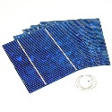 G17929 Package of Five 4.5" sq Silicon Solar Cells (0.5V 1Amp)