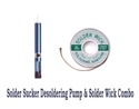 SP-2-SW-3 Solder Sucker Desoldering Pump & Solder Wick Combo