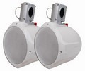 MCM Custom Audio 60-10020 6 1/2" Marine Wakeboard Two-Way Speaker Pair - White