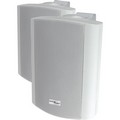 STELLAR LABS 50-14940 Indoor / Outdoor Speaker Pair (WHITE) 8" 70V/8ohm
