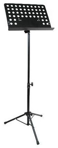 Stellar Labs 555-11700 Heavy Duty Portable Music Stand 19" x 13.5" 2" Lower Lip